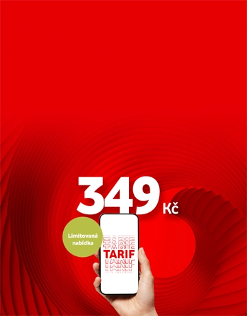 Banner pro Dopřejte si lepší tarif jen za 349 Kč